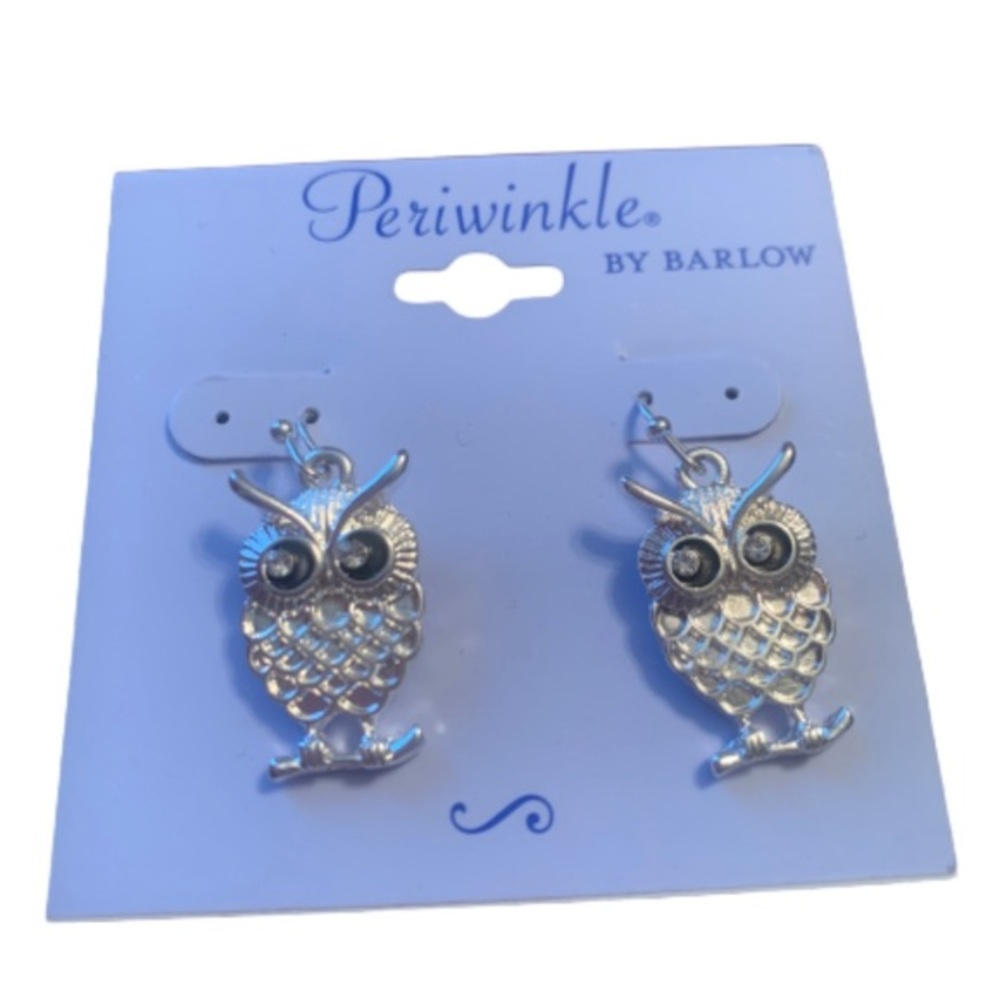 New with tags Periwinkle owl earrings
